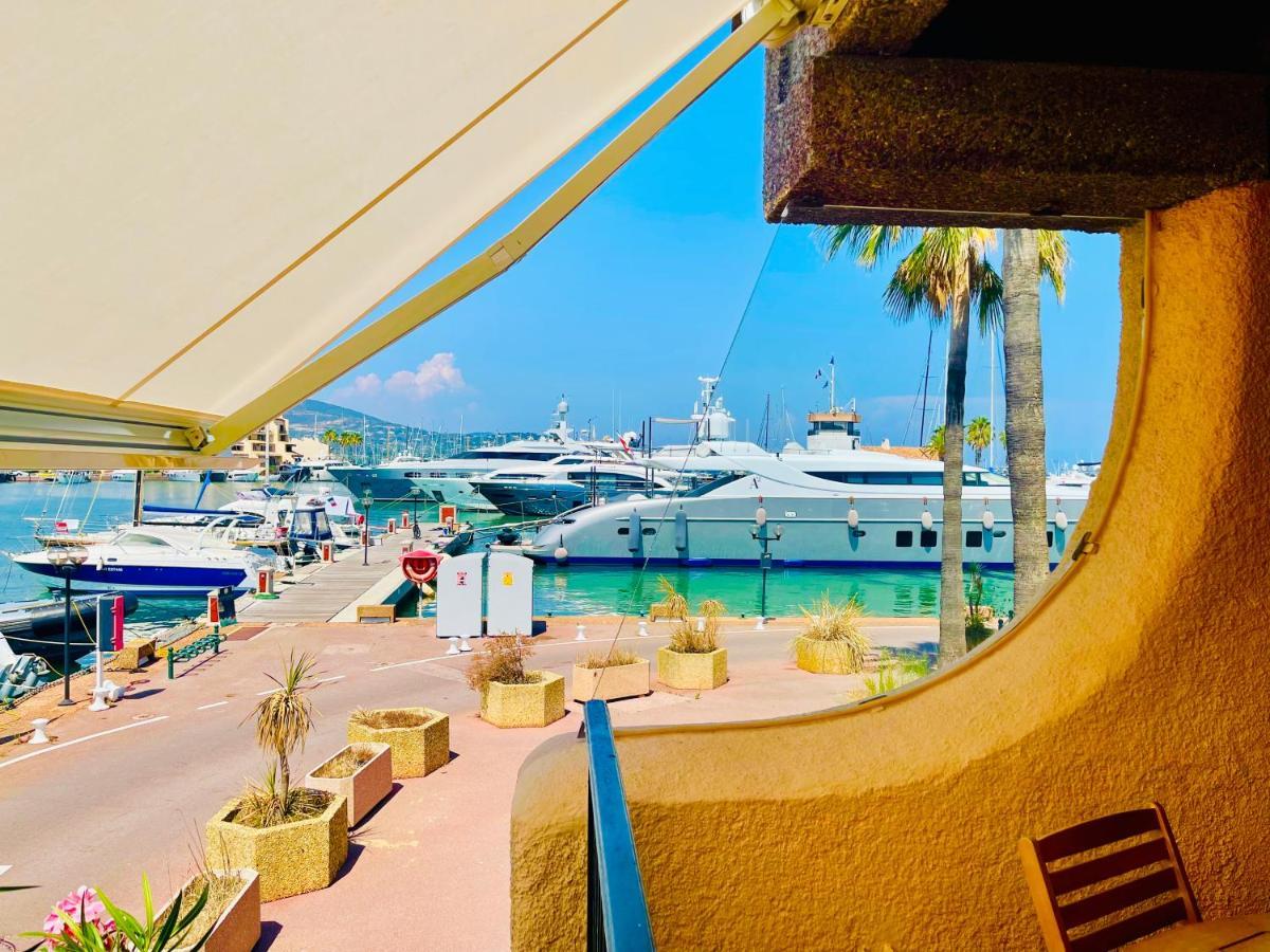 Yachts View, 100M Beach Saint-Tropez, Fiber Wifi High Speed Lägenhet Cogolin Exteriör bild